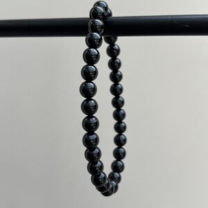 Kogelarmband Zwarte Toermalijn (6 mm)