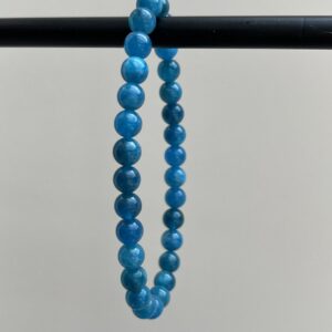 Kogelarmband Blauwe Apatiet (6 mm)