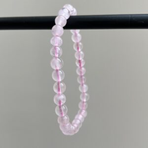 Kogelarmband Rozenkwarts (6 mm)