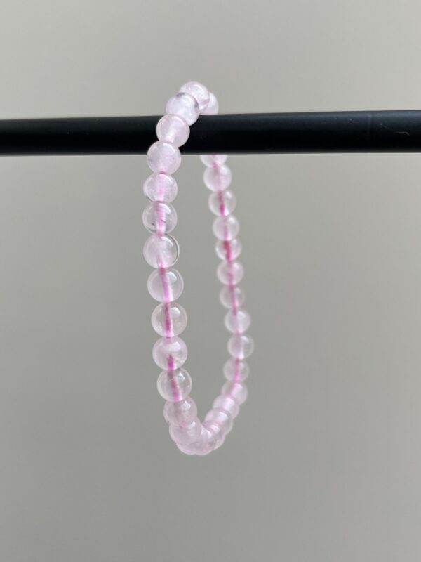 Kogelarmband Rozenkwarts (6 mm)
