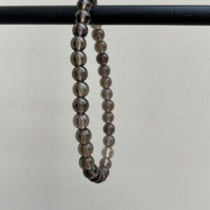 Kogelarmband Rookkwarts (6 mm)