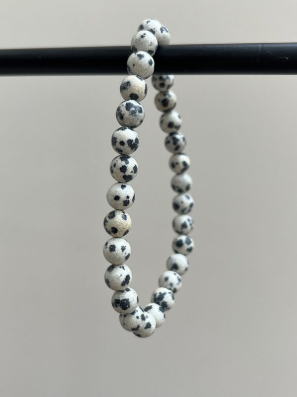 Kogelarmband Dalmatiër Jaspis (6 mm)