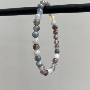 Kogelarmband Botswana Agaat (6 mm)