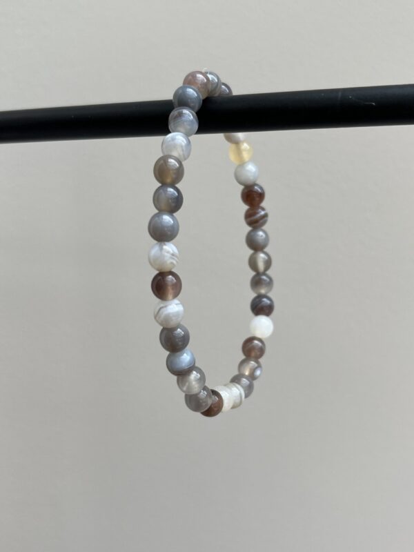 Kogelarmband Botswana Agaat (6 mm)
