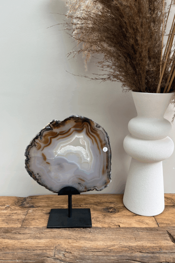 Agaat Schijf op Standaard | S6
