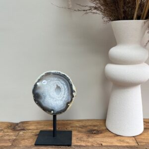 Agaat Geode op Standaard - L | A1