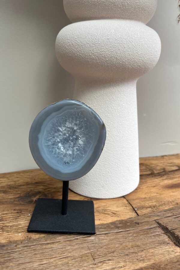 Agaat Geode op Standaard - S/M | A11