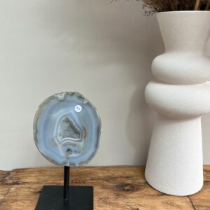 Agaat Geode op Standaard - L | A5