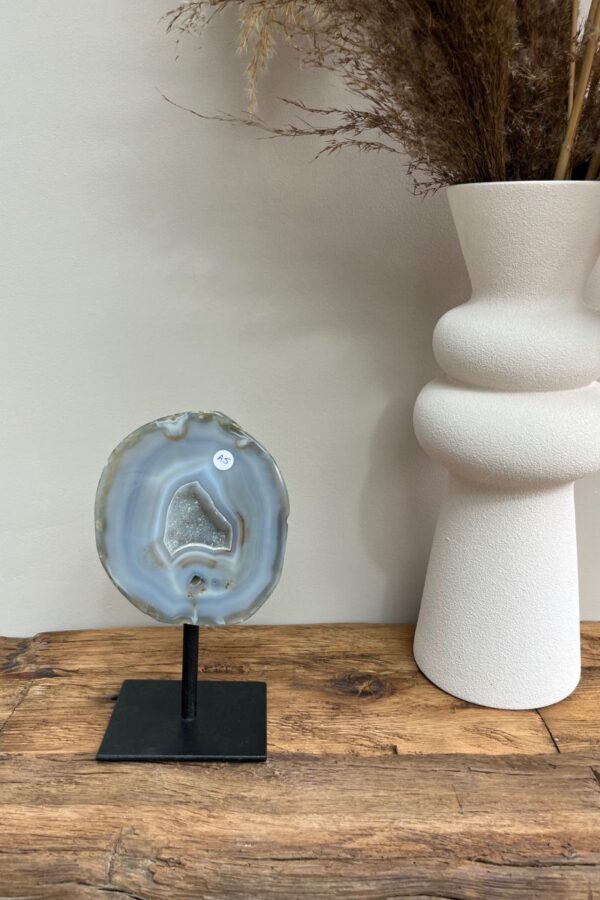 Agaat Geode op Standaard - L | A5