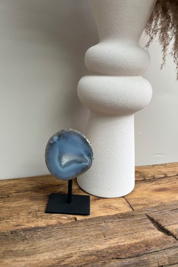Agaat Geode op Standaard - S | A9